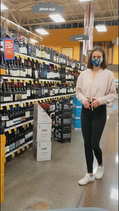 Getting naughty in the wine aisle