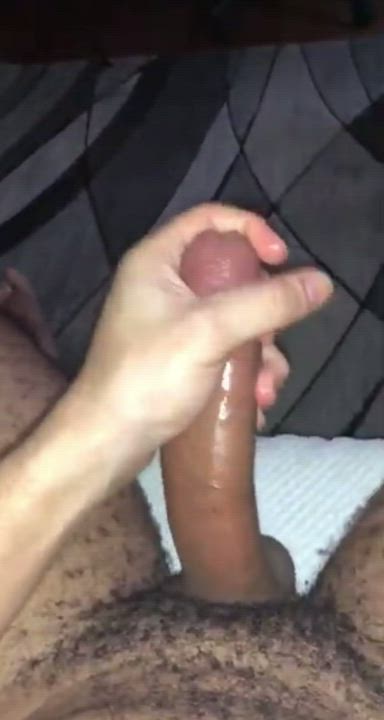 BBC Big Dick Masturbating Oiled clip