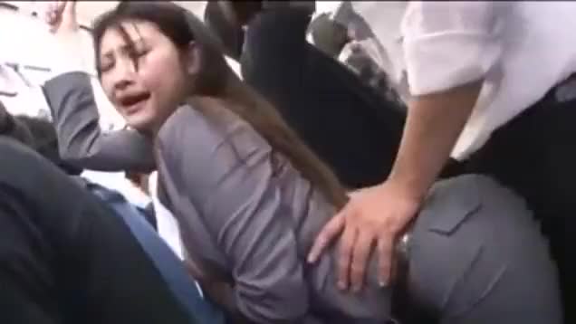 Japanese babe molested in train