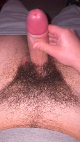 My hairy cock