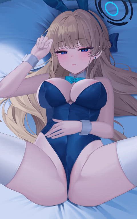 animation anime big tits bouncing tits bunny creampie hentai petite thigh highs titty
