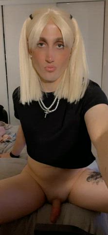 amateur babecock blonde femboy feminization girl dick pawg sissy trans trap clip