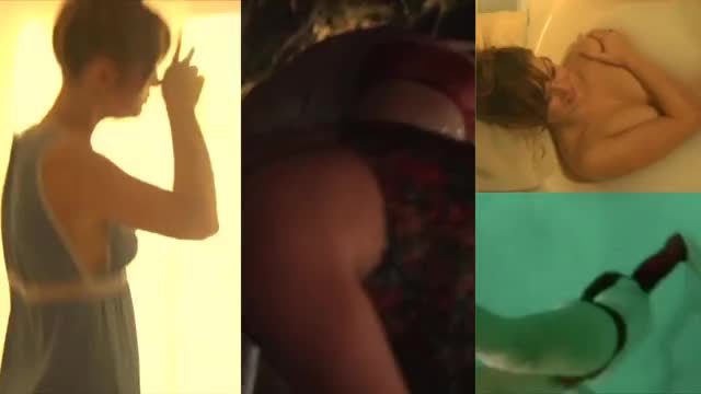 Brie Larson - JJAMZ's 'Never Enough' music video (2012) - split-screen mini-loop,