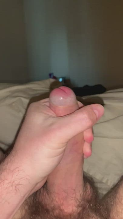 Releasing my thick cum