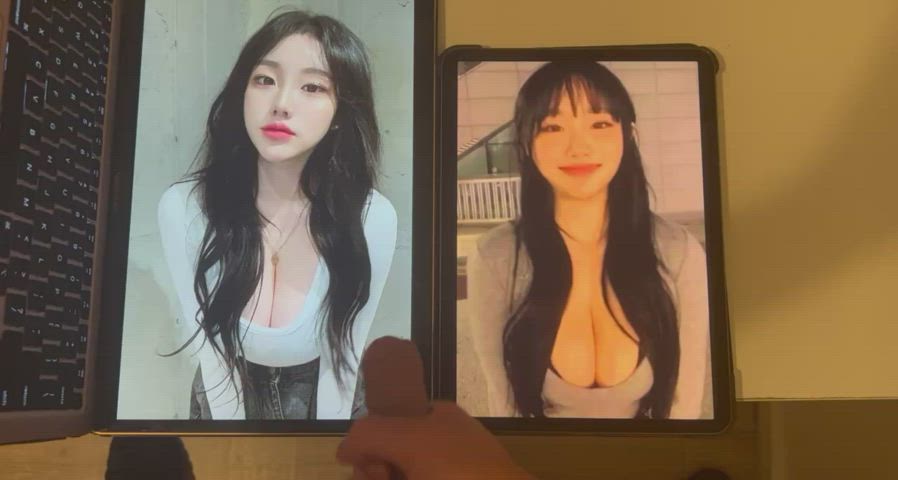 Asian Big Tits Cum Cumshot Korean Tribbing Tribute clip