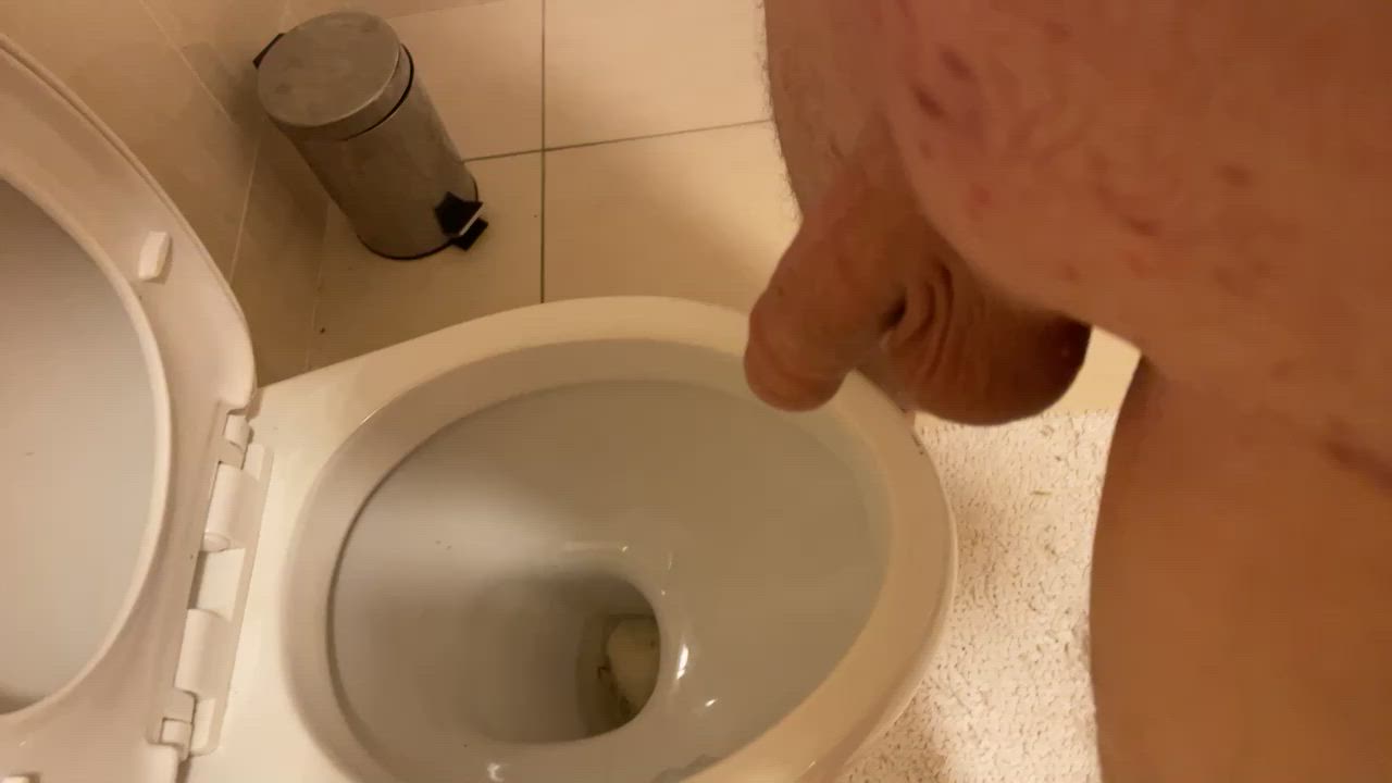 Would you hold it for me while I piss… I’ll probably get hard!