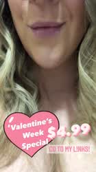 ?$4.99 Valentine’s Week sale!?Blonde BBW Barbie with a juicy ass and LOTS to show