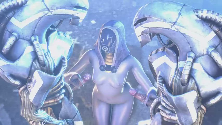 Alien Animation Blowbang Fuck Machine Gangbang Handjob Mask Threesome clip