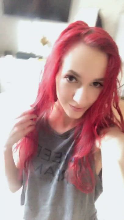 Bed Sex Petite Redhead Tease Teasing clip
