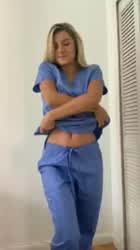 Blonde Nude Nurse clip