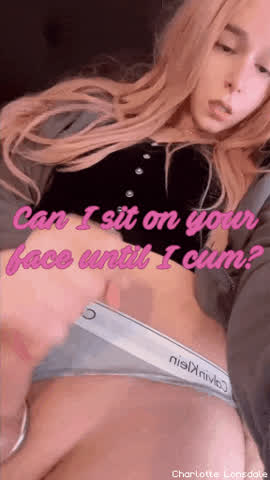 Blonde Caption Clothed Ejaculation Trans clip