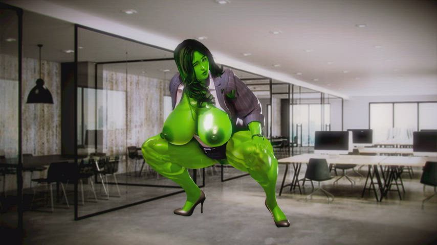 She-Hulk Twerking by fuijinzz