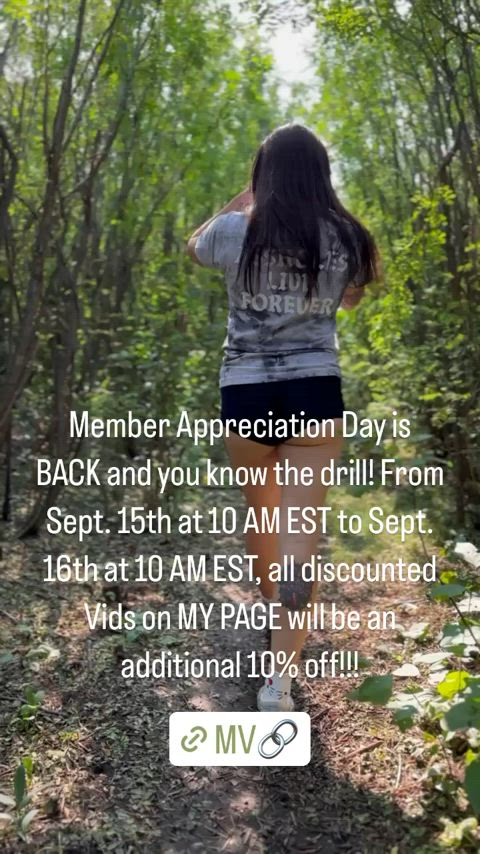 🩷🦋Member Appreciation Day is BACK and you know the drill! From Sept. 15th at
