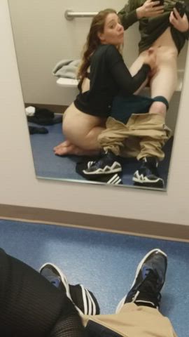 changing room cumshot public stranger clip