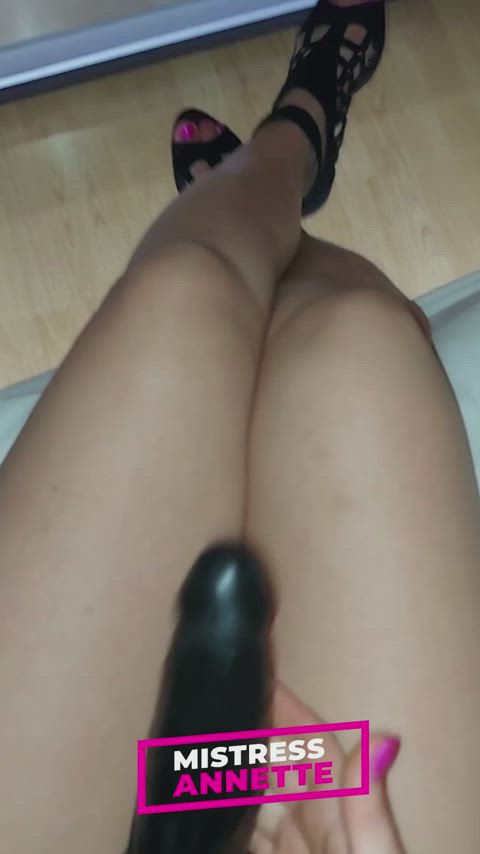 anal anal play dildo feet femdom huge dildo master/slave mistress slave strap on