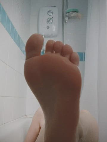 feet feet fetish shower clip