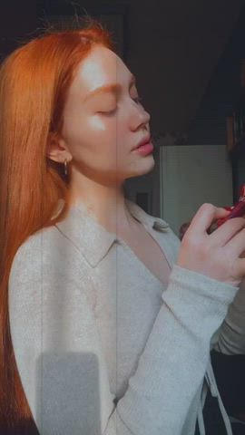 Lipstick Lipstick Fetish Redhead clip
