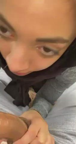 Arab Blowjob Hijab Muslim Pakistani Porn GIF by smingers