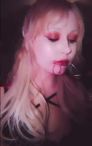 My sister’s vampire costume