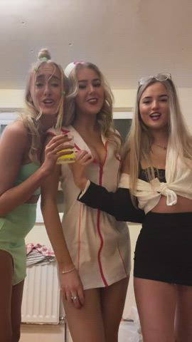 halloween nurse tiktok clip
