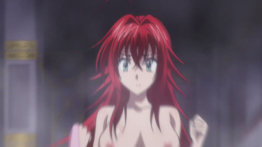 Anime Big Tits Ecchi Naked Redhead clip