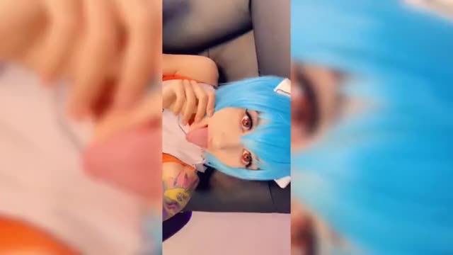 Snapchat cosplay ahegao COMPILATION by PURPLE BITCH