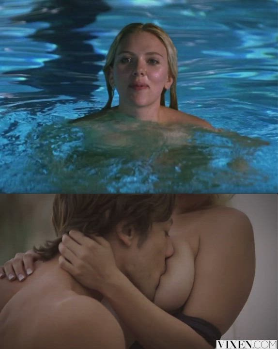 Wanna suck Scarlett Johansson's boobs so bad! ???