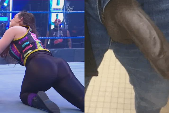 Nikki's fat white ass always gets the attention of BBC 🍑🍆♠️
