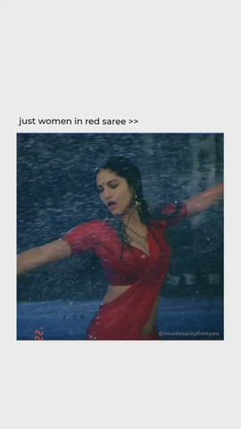 Just women in Red saree ❤️