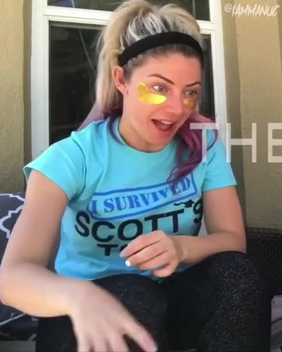 WWE Alexa Bliss IGTV OMG / Surprised