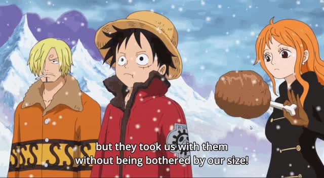 Luffy Eats Nami's Meat
