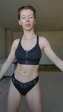 amateur big tits fitness muscles muscular girl natural natural tits fit-girls clip