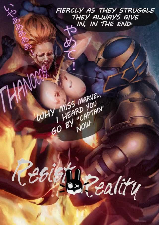 Thanos x Miss Marvel - Boob Bent Edition (Octomush x Resist Reality)[The Avengers]