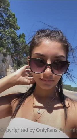 beach exhibitionist flashing latina nipples onlyfans petite teen clip