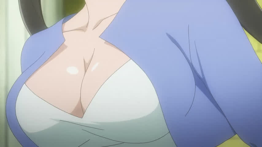 Anime Big Tits Bouncing Tits Cleavage Dress clip