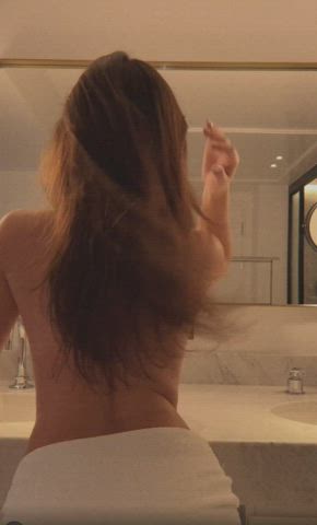 ass bathroom booty naked nude clip