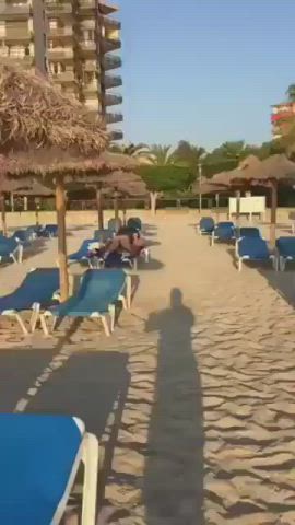 amateur beach caught public clip