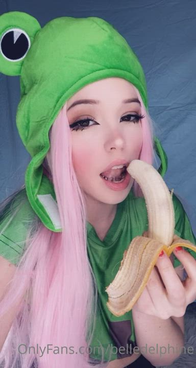 Belle Delphine Deepthroat Dildo clip