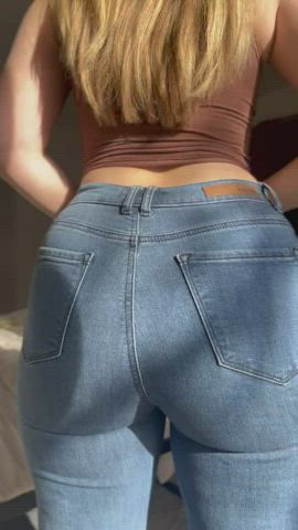 Big Ass MILF Shaking Ass Thong Jeans Porn GIF by onthatthong