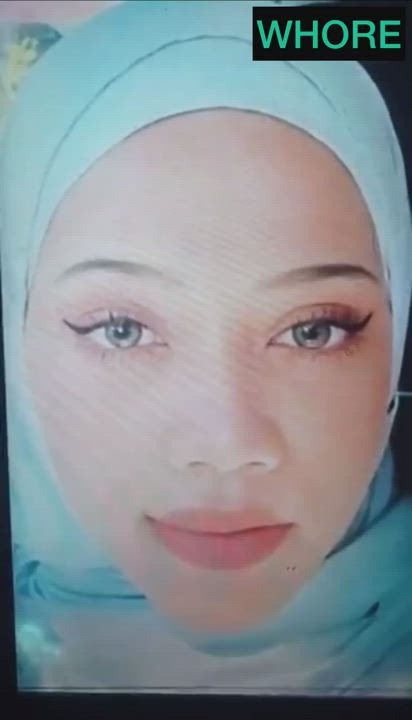 Asian Ejaculation Hijab Malaysian Tribute clip