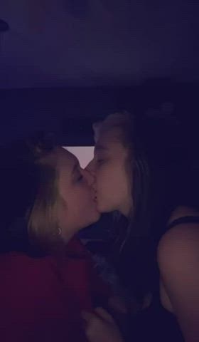 Friends Kissing Lesbian Roommate clip