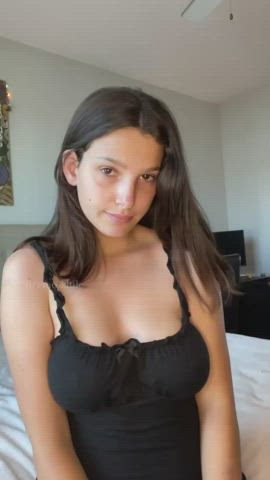 Her tits are too big and soft for a beta like you to see