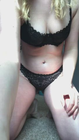 A peek at what’s under my lingerie!