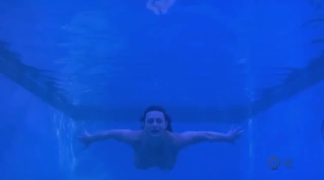 Cerina Vincent swimming naked in "Manchild"