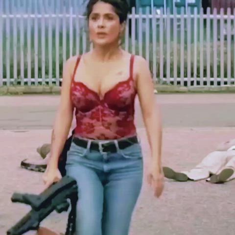 big tits celebrity salma hayek clip