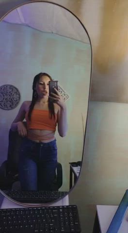 18 years old big ass skinny small tits teen webcam clip