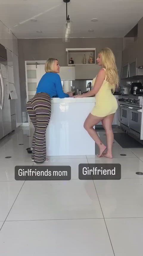 ass bbc family girlfriend kitchen mom slapping step-mom walking clip