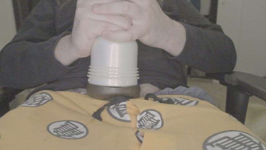 Giving this Fleshlight the slow motion fucking you deserve!