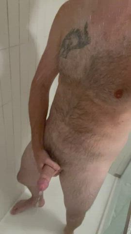 gay hairy jerk off shower solo clip