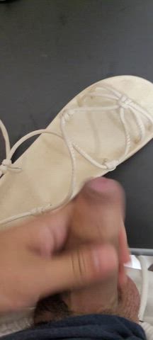 cumshot male masturbation shoe shoes clip